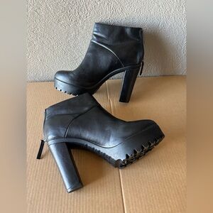 Bull Boxer Chunky Ankle Boots Gothic Platform Punk